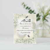 Zitat "A women hand" Postkarte (Stehend Vorderseite)