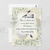 Zitat "A women hand" Postkarte (Vorne/Hinten)