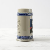 Zitat Abraham Lincolns Gettysburg Bierglas (Mittel)