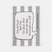 Zitat-Abschluss-Rat Mama-von arbeiten schwer Fleecedecke (Vorderseite)