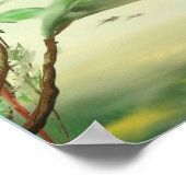 Zitat: "Als Gott Zeit schaffte, machte er viel dav Poster (Ecke)