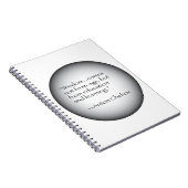 Zitat Anton Chekov Notizblock (Rechte Seite)