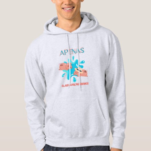 Zitat "Apenas el agua pal marrano" Hoodie (Vorderseite)