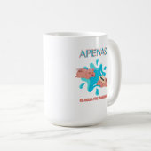 Zitat "Apenas el agua pal marrano" Kaffeetasse (VorderseiteRechts)