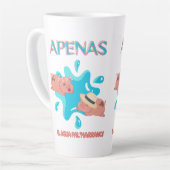 Zitat "Apenas el agua pal marrano" Milchtasse (Linke Ecke)