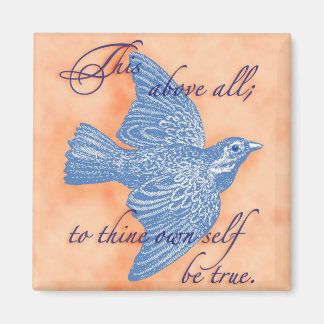 Zitat Art Magnet aus digitalem Kunsthandwerk