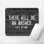 Zitat auf der Pad der Maus aus schwarzem Holz Mousepad (Mit Mouse)