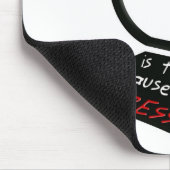 Zitat auf Toilettenpapier Mousepad (Ecke)