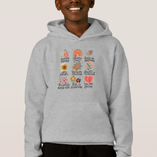 Zitat-Aufkleber für Inspirationen Hoodie