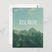 Zitat: Aufstieg oben Postkarte (Vorne/Hinten)