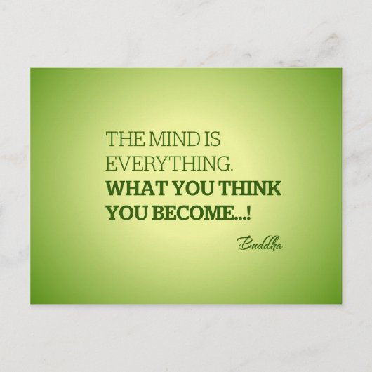 Zitat aus Buddha Postkarte (Vorderseite)