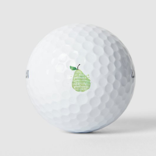 Zitat aus der Birnenblase Golfball (Vorderseite)