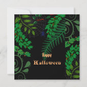 Zitat aus dunklem nächtlichen dunklen Grün, unheim Karte (Rückseite)