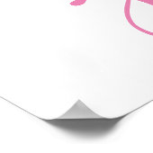 Zitat aus schwarzem Rosa in ruhiger Zone Poster (Ecke)