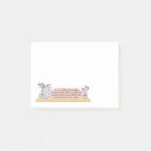 Zitat aus Stolz und Vorurteilen Post-it Klebezettel (Vorderseite)