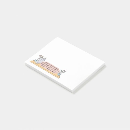 Zitat aus Stolz und Vorurteilen Post-it Klebezettel (angewinkelt)