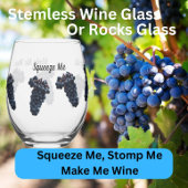 Zitat aus Traubenmost - Weinglas oder Felsglas Ohne Stiel