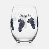 Zitat aus Traubenmost - Weinglas oder Felsglas Weinglas Ohne Stiel (Vorderseite)