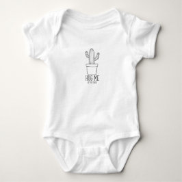 Zitat-Babykleidung des Kaktus lustige Baby Strampler