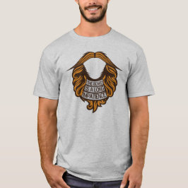Zitat: Barbar Beard, ungeduldig Humor Long Mousta T-Shirt