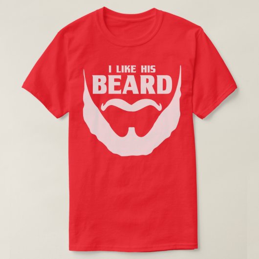 Zitat "Beard" gefällt mir T-Shirt (Design vorne)
