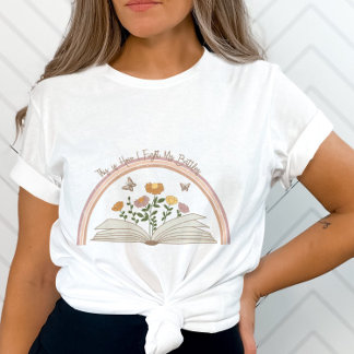 Zitat - Blumenschmetterlingsbuch - Bibel T-Shirt