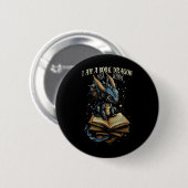Zitat buchen Ich bin ein Buchdrache kein Worm Read Button (Vorne & Hinten)