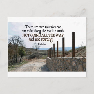 Zitat — Buddha Postkarte