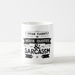 Zitat, das ich fließend in Zitaten von Filmen und  Kaffeetasse