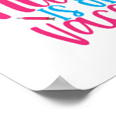 Zitat, dass die schöne Krankenschwester im Urlaub  Poster (Ecke)