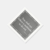 Zitat der Alten Testament-Bibelschrift - Exodus 23 Serviette (Ecke)