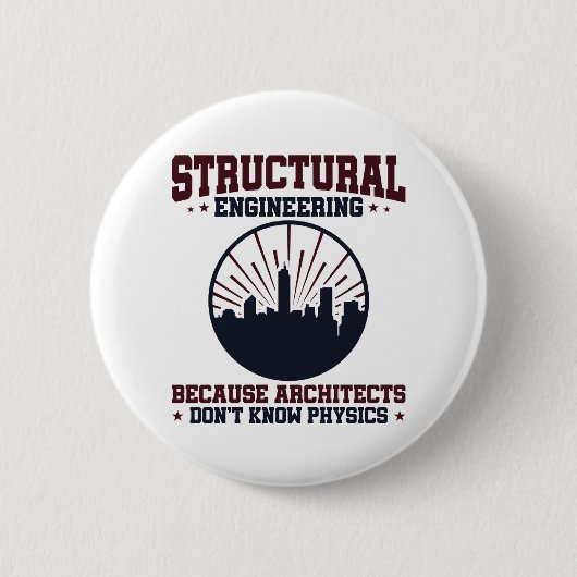 Zitat der Bauingenieurphysik Button (Vorderseite)