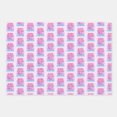 Zitat der besten Freunde von zwei Mädchen Geschenkpapier Set (Vorderseite 2)