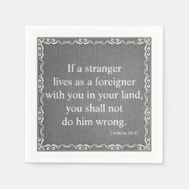 Zitat der Bibel des Alten Testaments - Leviticus 1 Serviette