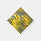 Zitat der Bibel des Alten Testaments - Leviticus 1 Serviette (Ecke)