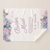 Zitat der Blumenzwiebeln aus Paris Sherpadecke (Vorderseite (Horizontal))