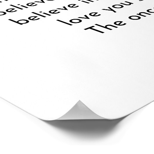 Zitat der Freundschaft durch dick und dünn Poster (Ecke)