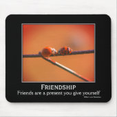 Zitat der Freundschaft Ladybugs Inspiration Mousepad (Vorne)