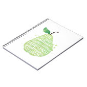 Zitat der grünen Birne Notizblock (Linke Seite)