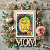 Zitat der hübsch-gelben Blumenmutter Karte