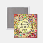 Zitat der Hübschen Inspirationswunder Inspirierend Magnet (Vorderseite/Rückseite)