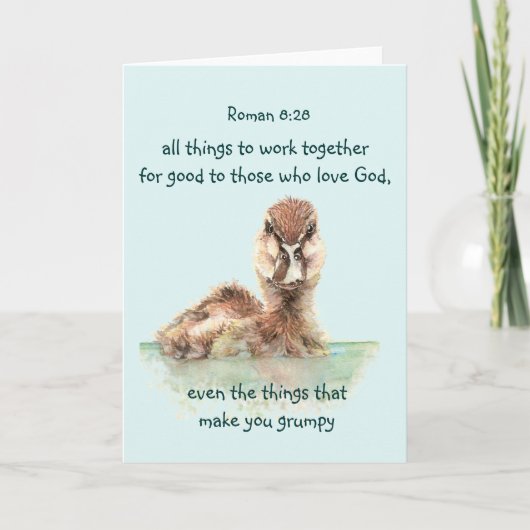 Zitat der Inspirationsbibel 8:28 Zusammenarbeit  Karte (Vorderseite)