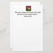 Zitat der Inspirationsbiologie Briefpapier (Vorne/Hinten)