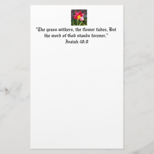 Zitat der Inspirationsbiologie Briefpapier (Vorderseite)