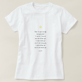 Zitat der inspirierenden Bibelbibel T-Shirt