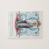 Zitat der katholischen Jungfrau Mary Bluorschrift Puzzle (Horizontal)