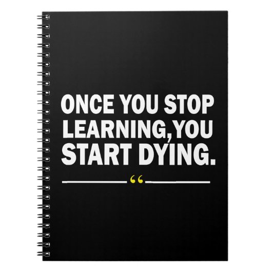 Zitat der motivierend Lehrerin Notizblock (Vorderseite)