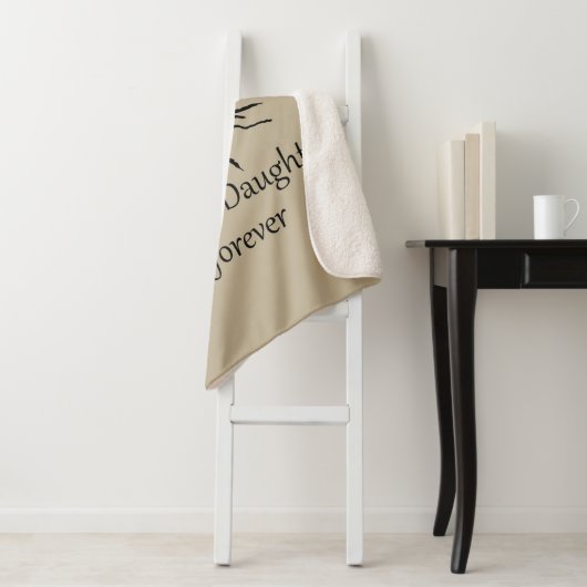 Zitat der Mutter-Tochter-Liebe Sherpadecke (Beispiel)