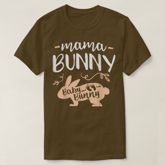 Zitat der Osterschwangerschaft schwangere Mama Mam T-Shirt (Design vorne)
