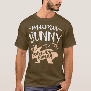 Zitat der Osterschwangerschaft schwangere Mama Mam T-Shirt